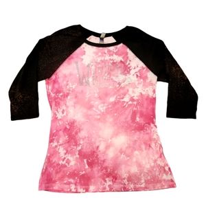 Supernatural "Winchester Bros" 3/4 length sleeve tie dye tshirt